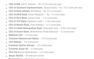 Highest Paid Person In Pakistan, Salaries, Pay Scales, Benefits, Incentives And Allowances