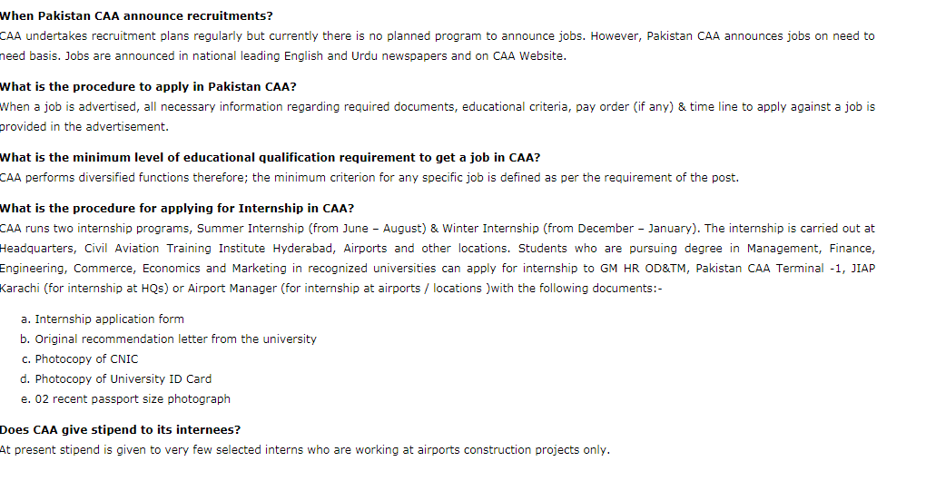 caa-pakistan-salaries-2019-pakistan-civil-aviation-authority